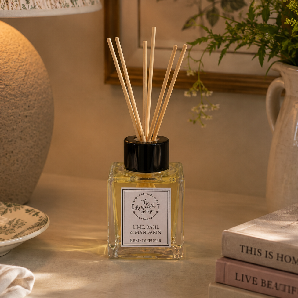 Diffuser by The Rounded House  - Lime, Basil & Mandarin