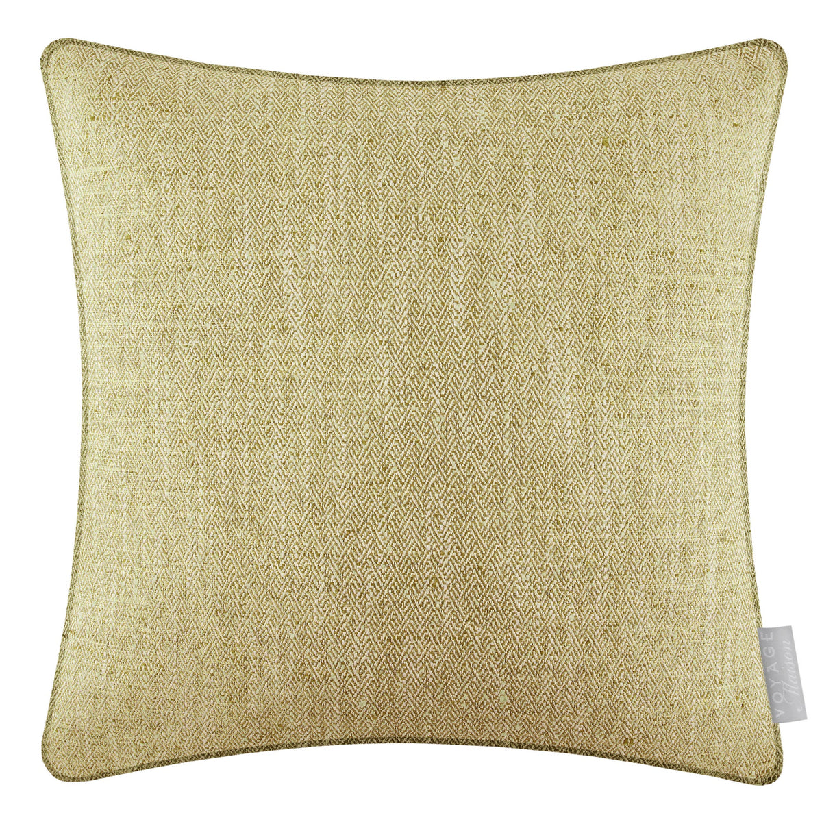Textured Woven Square Cushion in Meadow