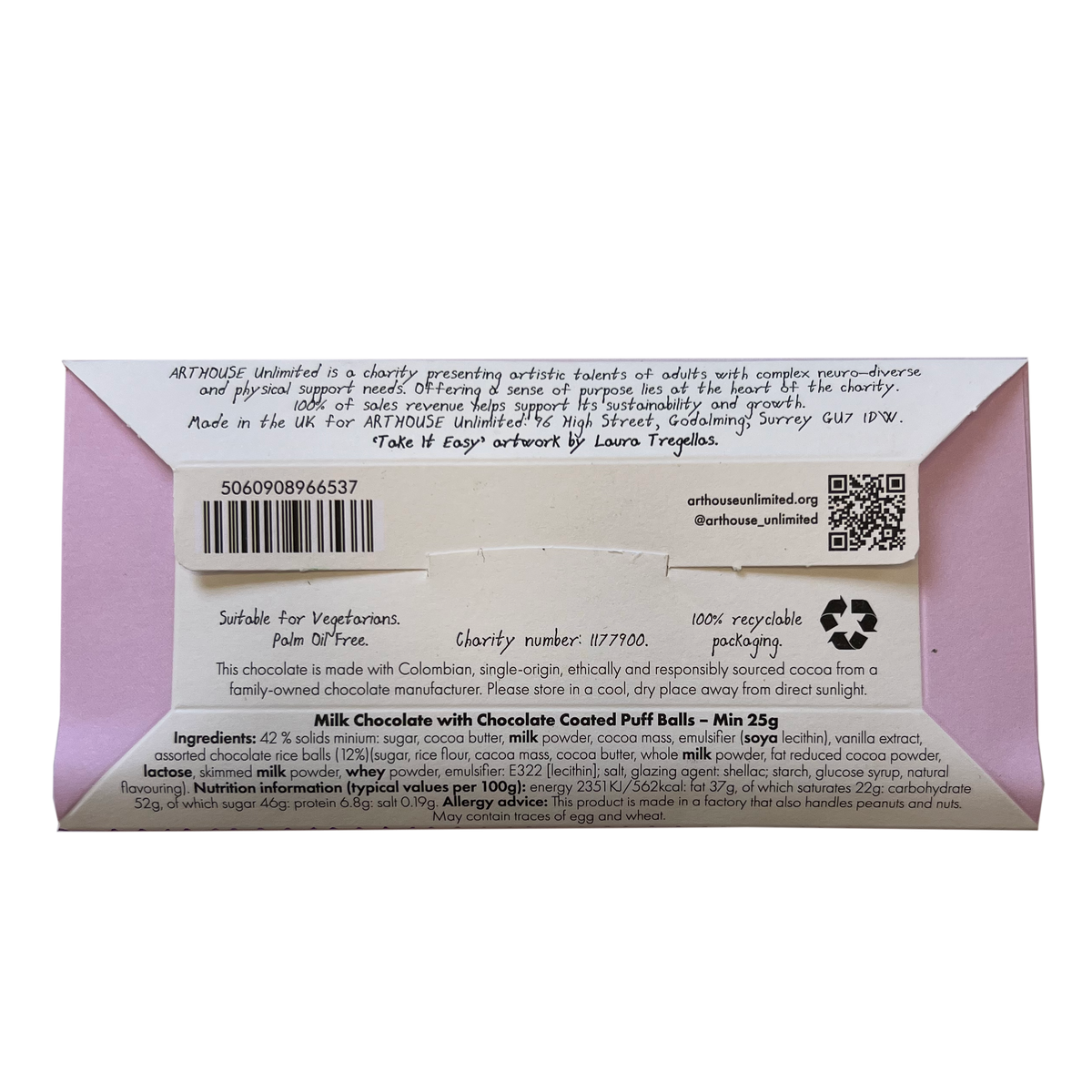 Joy Sized: Take It Easy, Milk Chocolate with Chocolate Coated Puff Balls