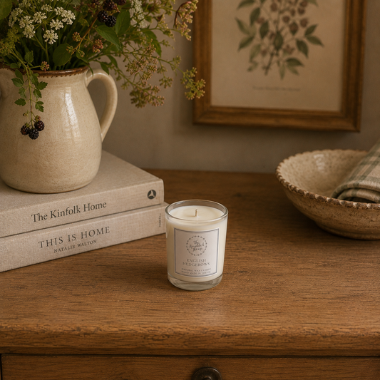 The Rounded House Small Votive Candle - English Hedgerows