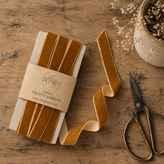 Copper Velvet Ribbon