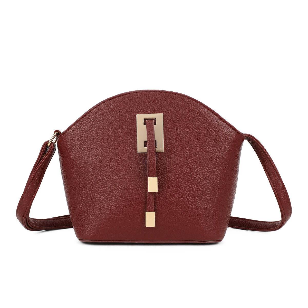 Tassel Cross body Bag: Wine