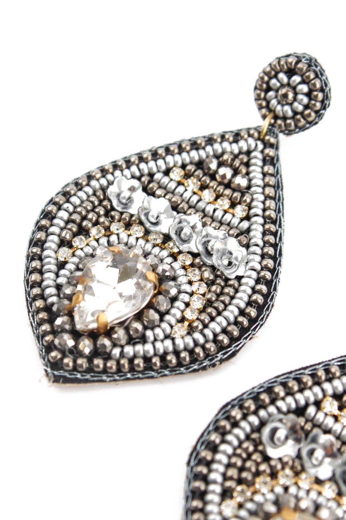 SILVER TEARDROP EARRINGS