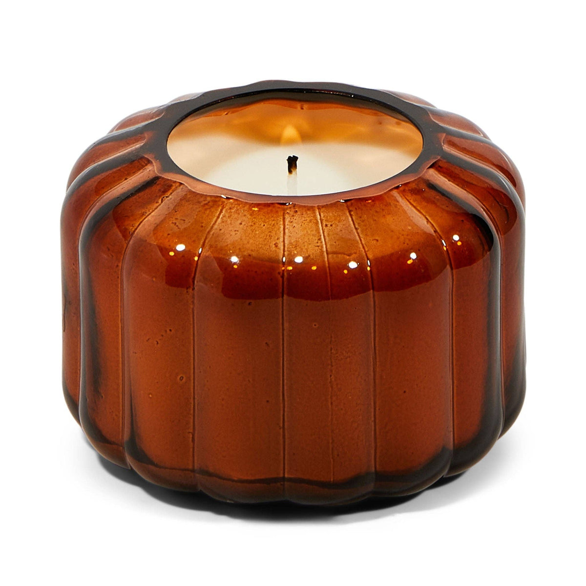 Ripple Glass Candle  - Tobacco Patchouli