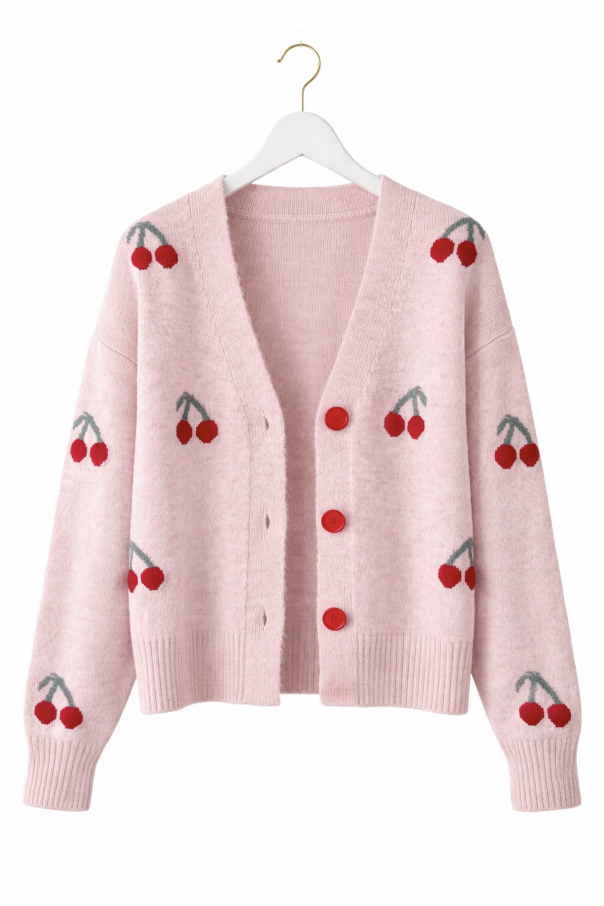 Cherry Knit Cardigan