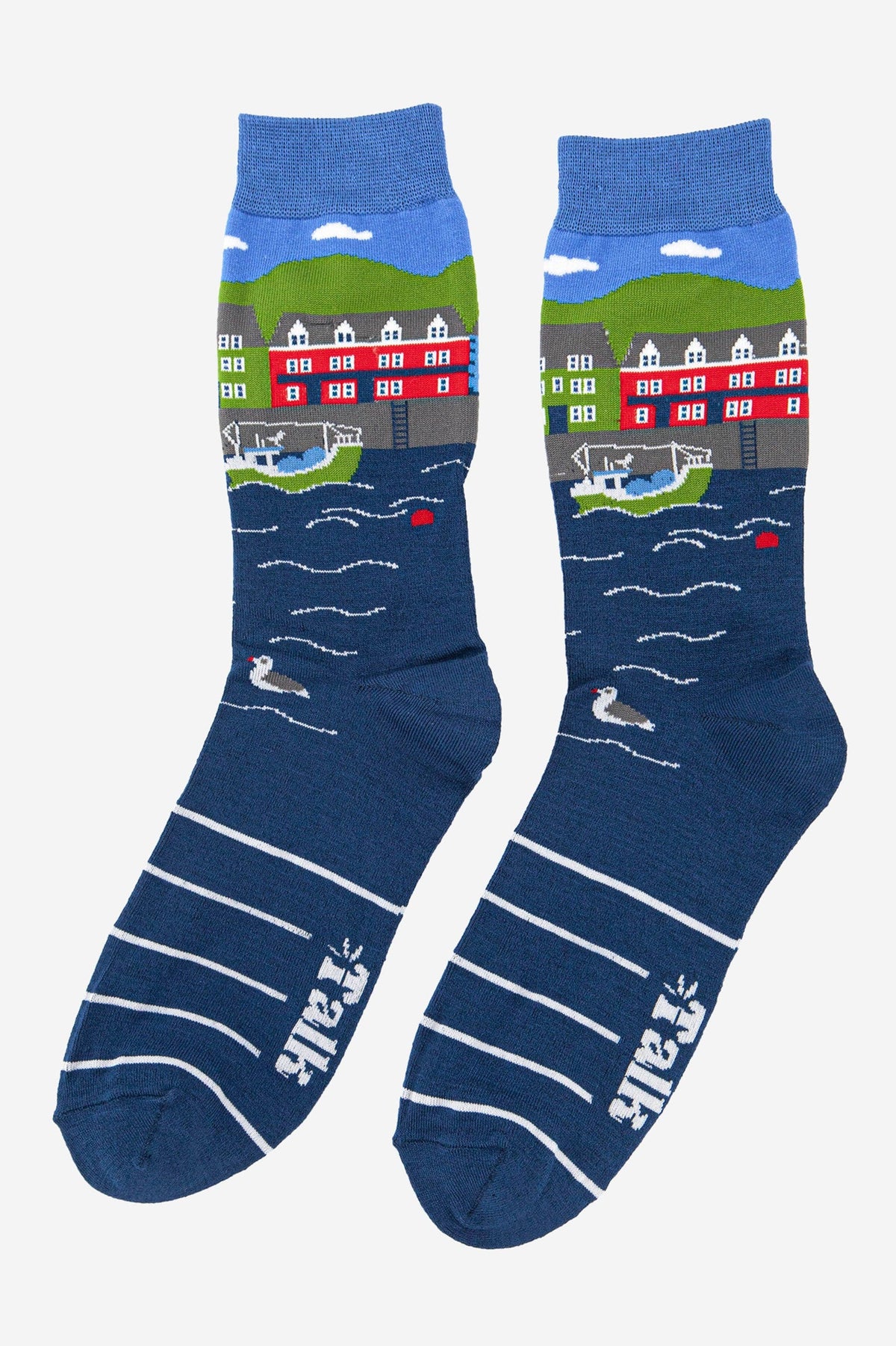 Fishing Mens Bamboo Socks