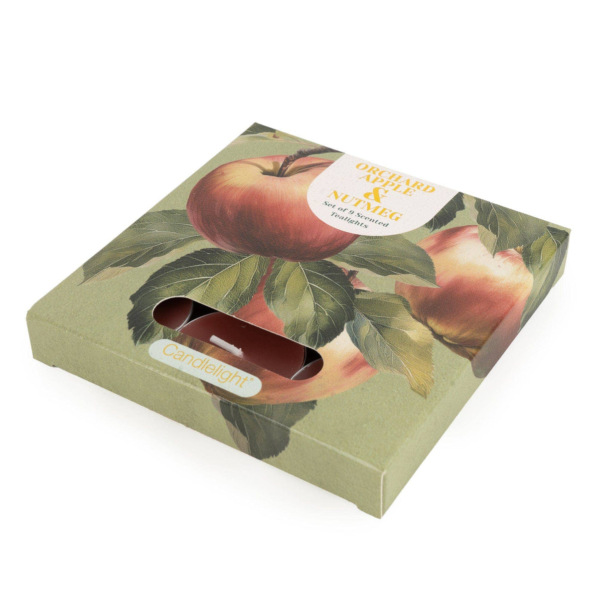 Set of 9 Tealights - Orchard Apple & Nutmeg