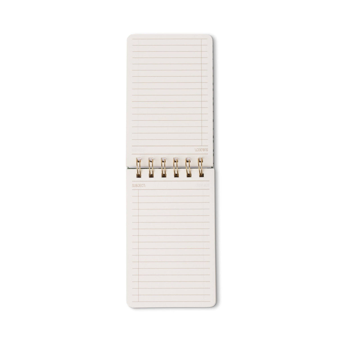 Tulip Twin Wire Notepad - Green Vine