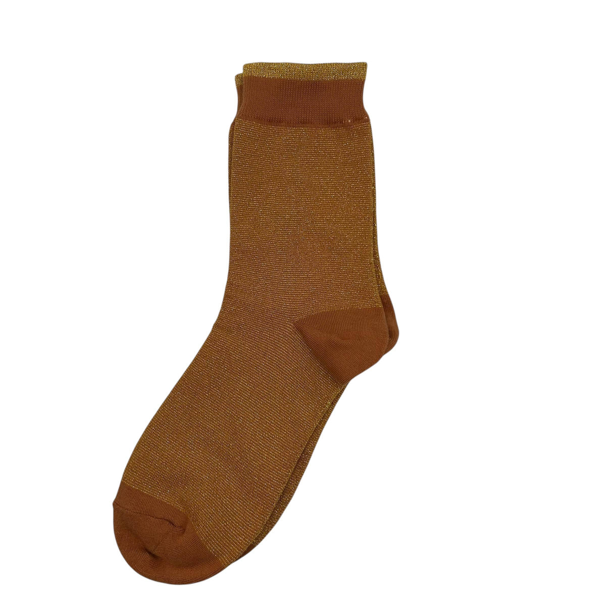 Copper Sparkly Socks