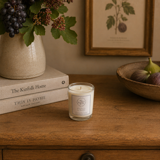 The Rounded House Small Votive Candle - Wild, Fig & Grape