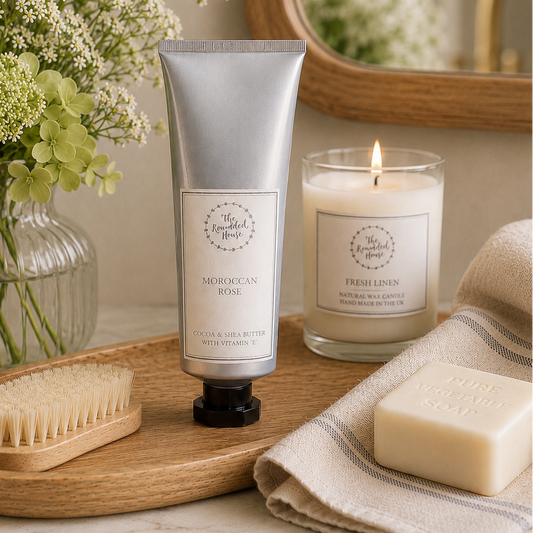 Rose Garden - Cocoa and Shea Butter Hand Cream by The Rounded House