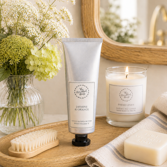 Jasmine & Orange - Cocoa and Shea Butter Hand Cream by The Rounded House