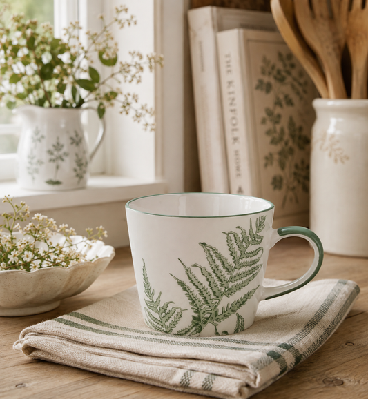 Green Fern Mug
