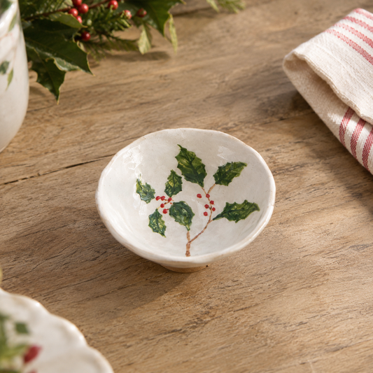 Mini Holly & Berries Bowl