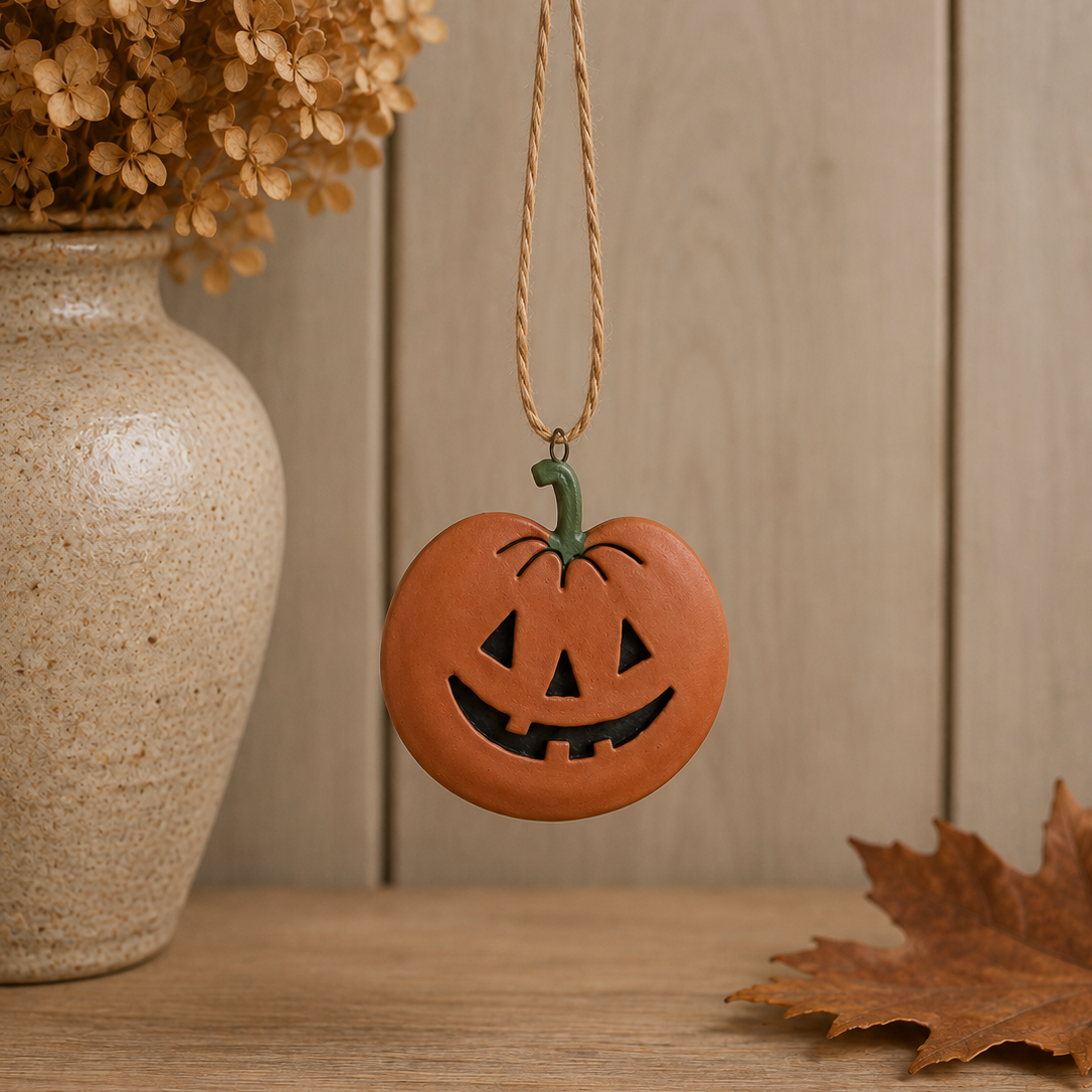 Tin Smiley Pumpkin