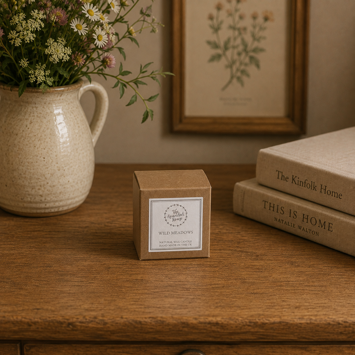 The Rounded House Small Votive Candle - Wild, Fig & Grape