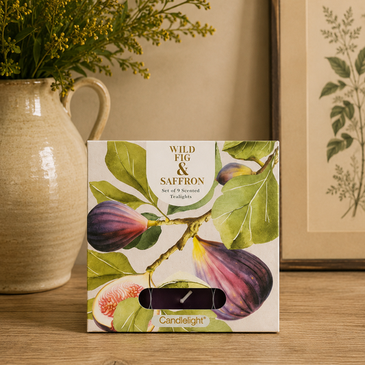 Set of 9 Tealights - Wild Fig & Saffron
