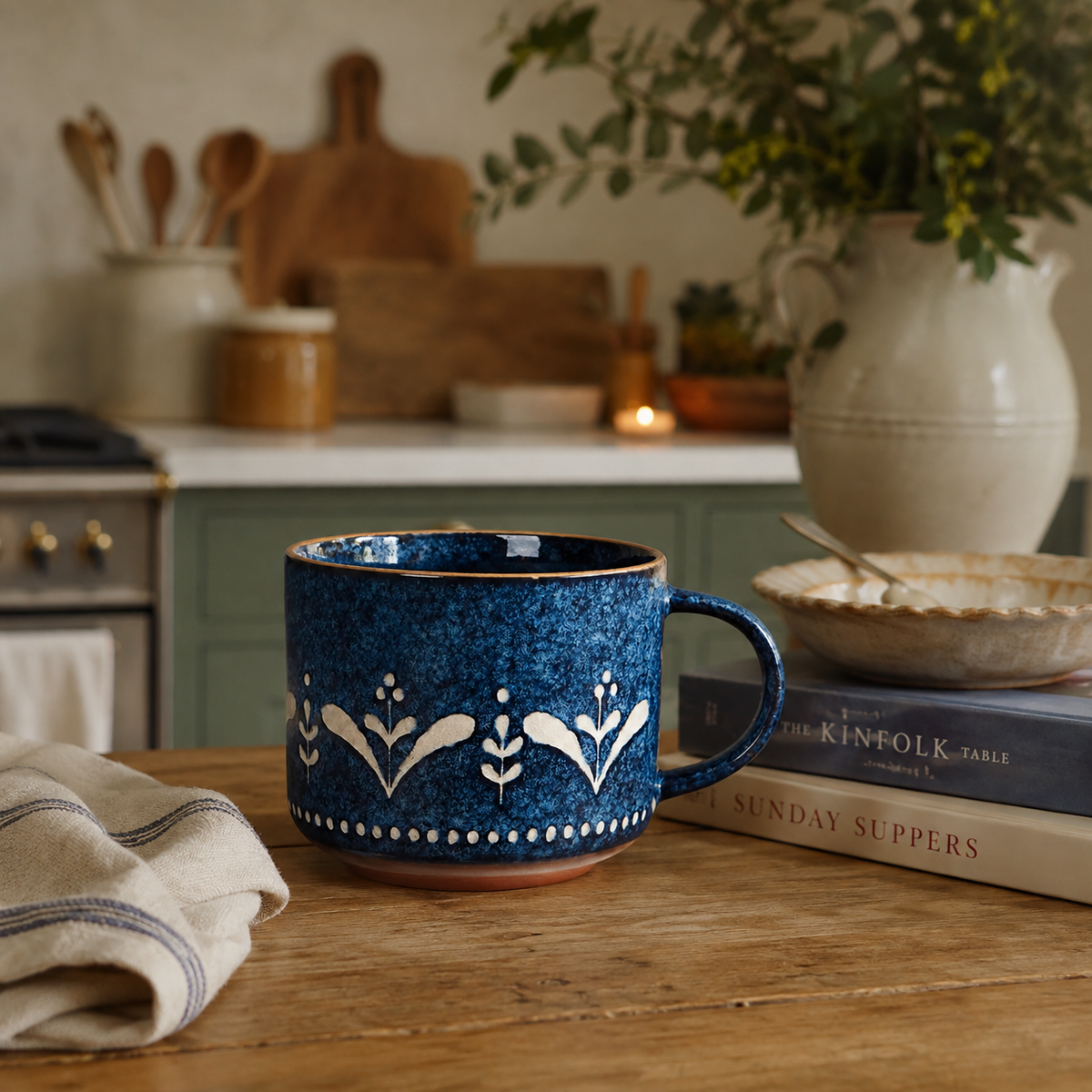Midnight Meadow Large Mug