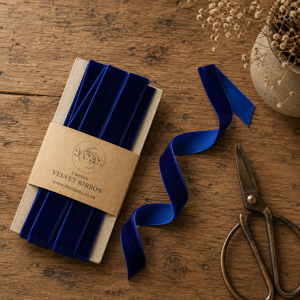Royal Blue Velvet Ribon