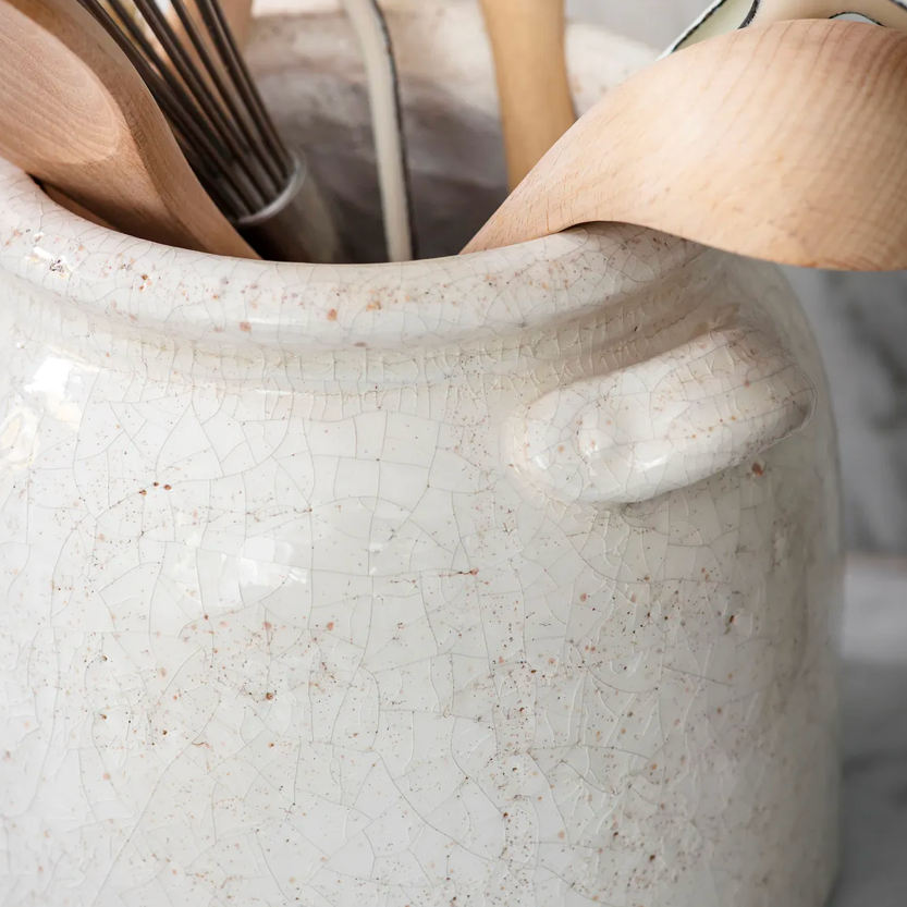 Crackle Glaze Chunky Pot