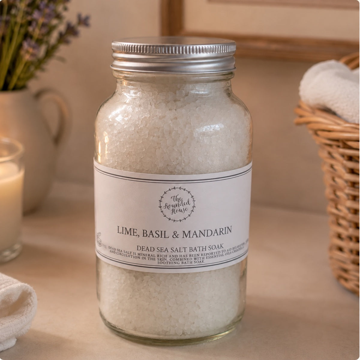 Bath Salts by The Rounded House - Lime Basil