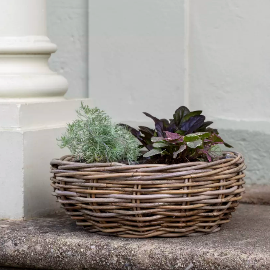 Rattan woven Planter