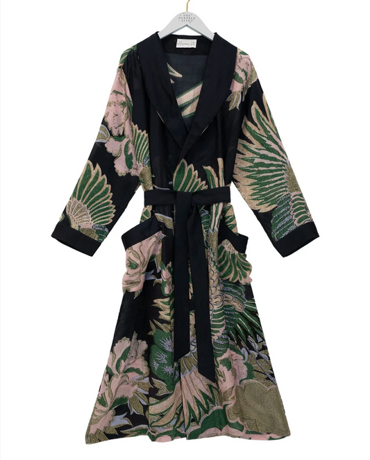 100 Hundred Stars Gown - Crane Black and Emerald