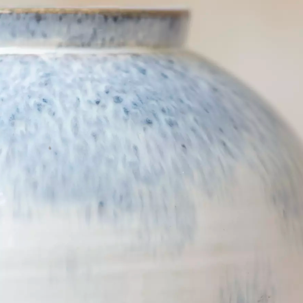 Blue Washed Vase