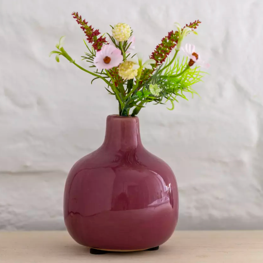 Stem Bud Vase - Berry Pink