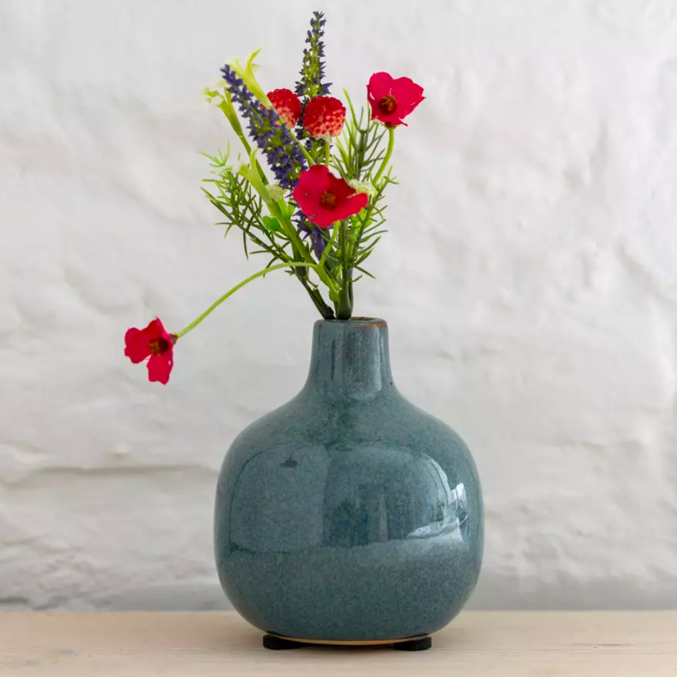 Stem Bud Vase - Dusky Blue