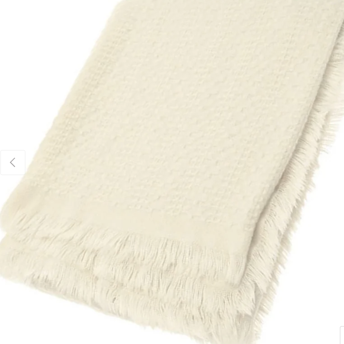 Super Soft Cream Throw