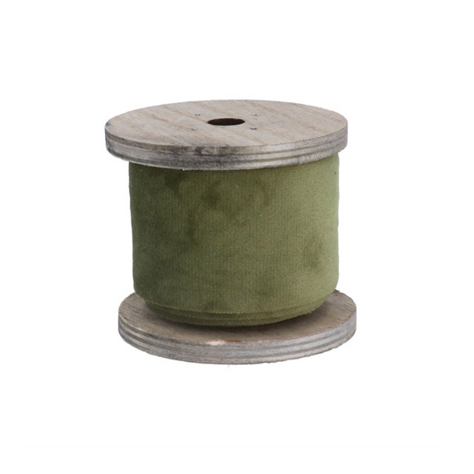 Velvet Ribbon 6cm - Green 3M