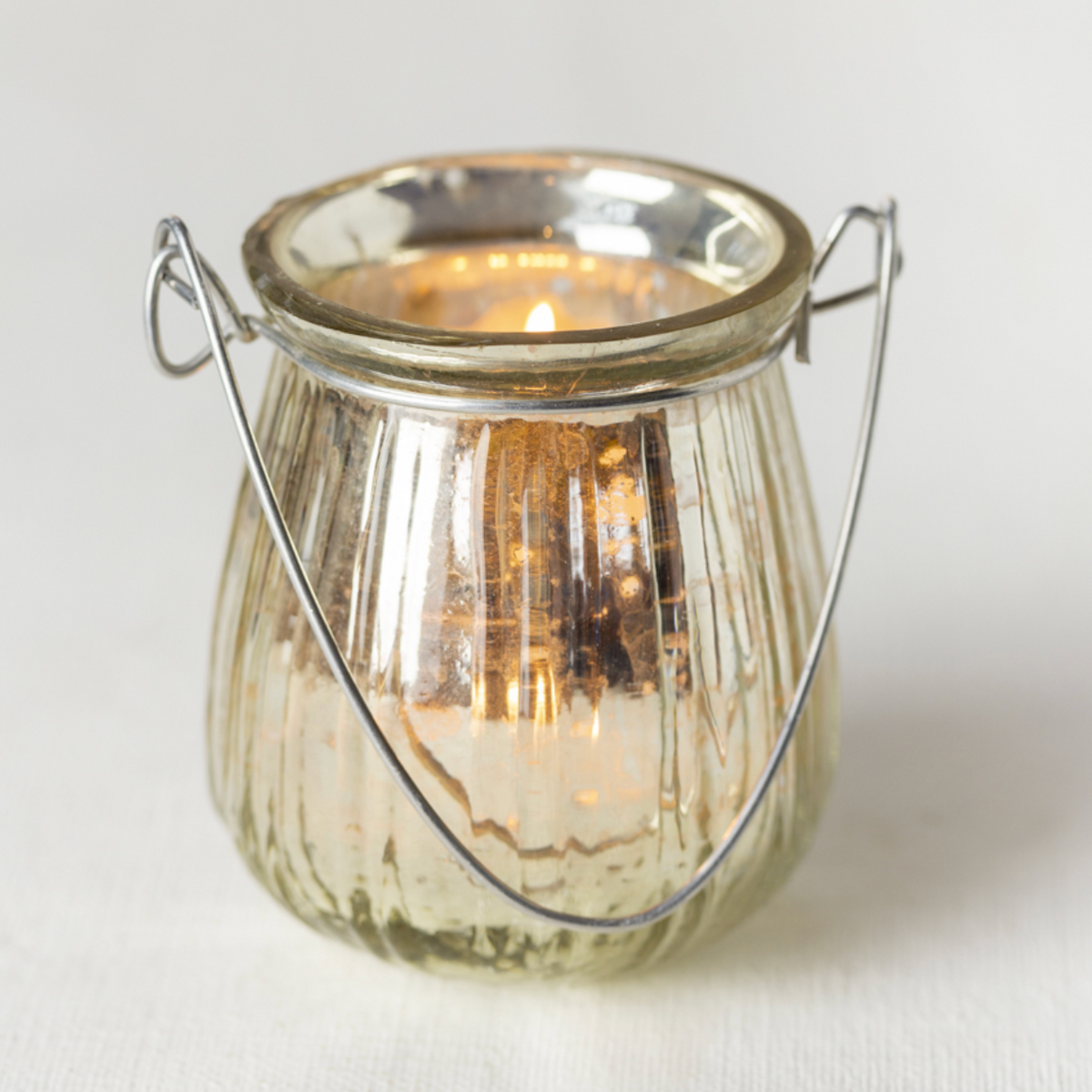 Hanging T-light Holder Silver