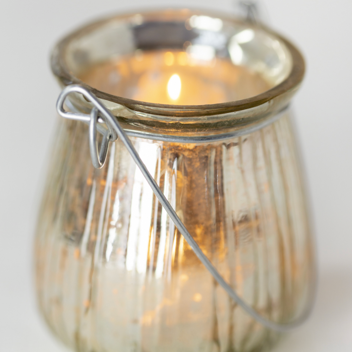 Hanging T-light Holder Silver