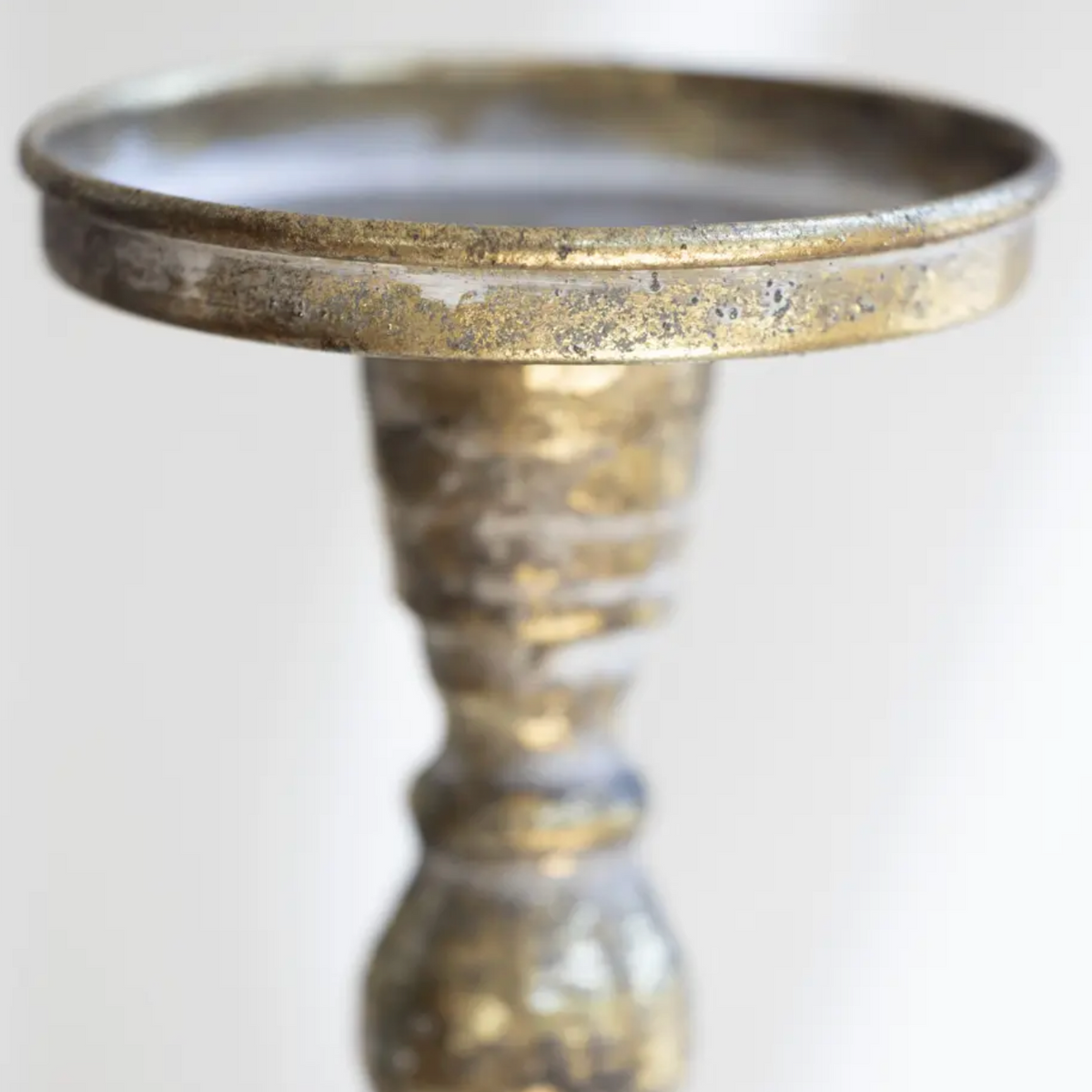 Rustic Pillar candle Holder - Small