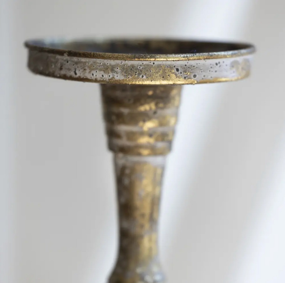 Rustic Pillar Candle Holder - Large