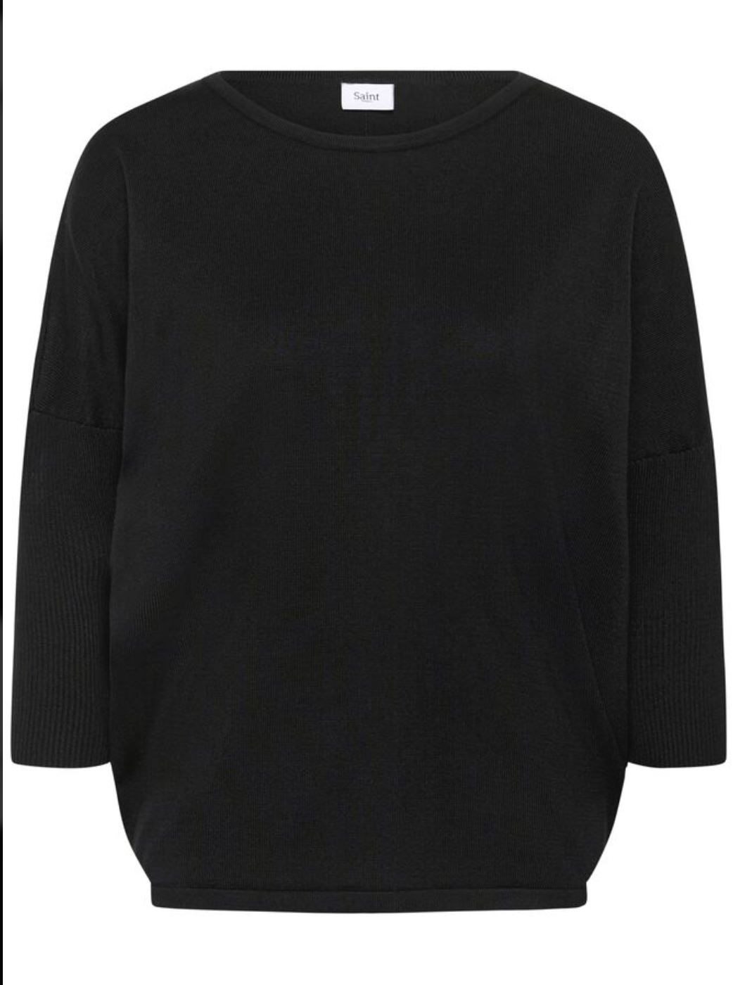 Saint Tropez MilaSZ R-Neck Pullover - Black