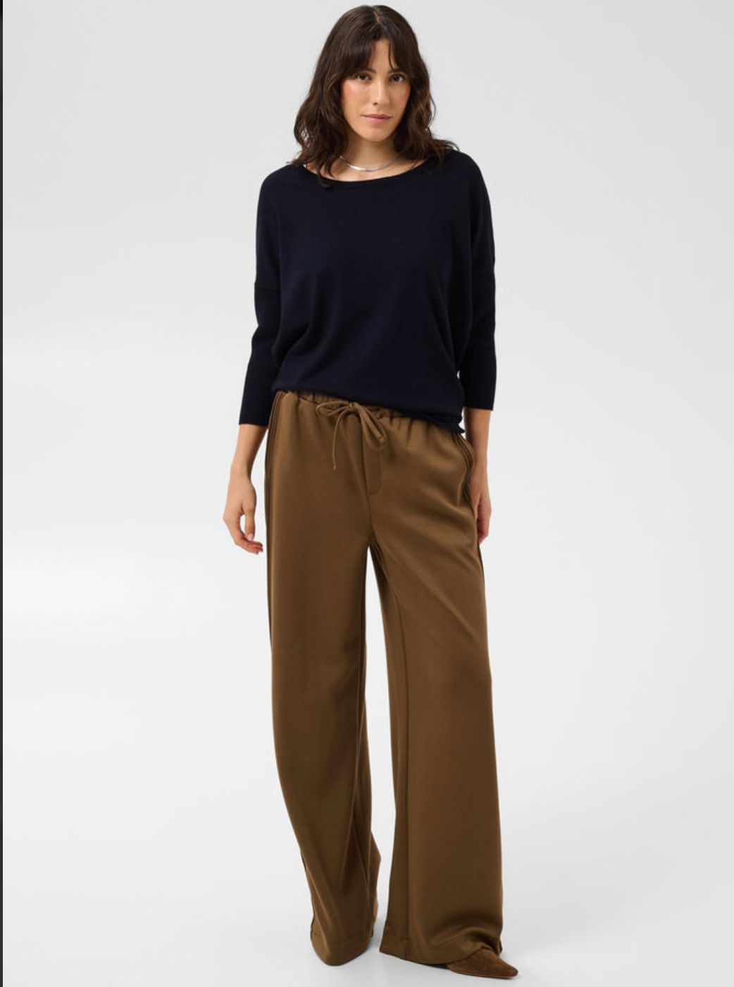 Saint Tropez MilaSZ R-Neck Pullover - Night Sky