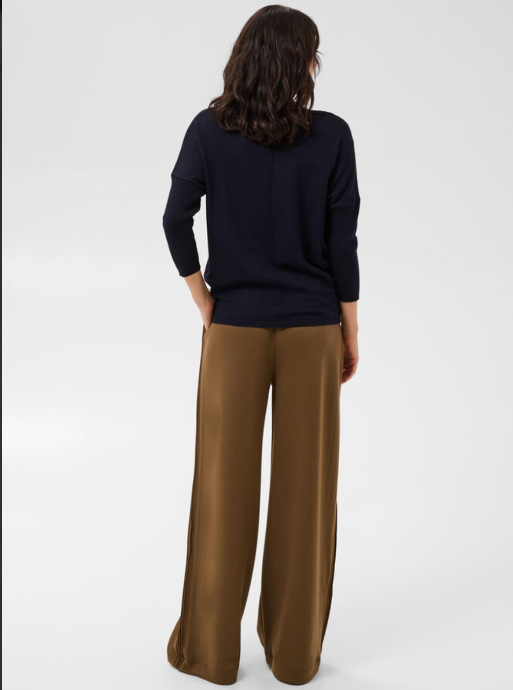 Saint Tropez MilaSZ R-Neck Pullover - Night Sky