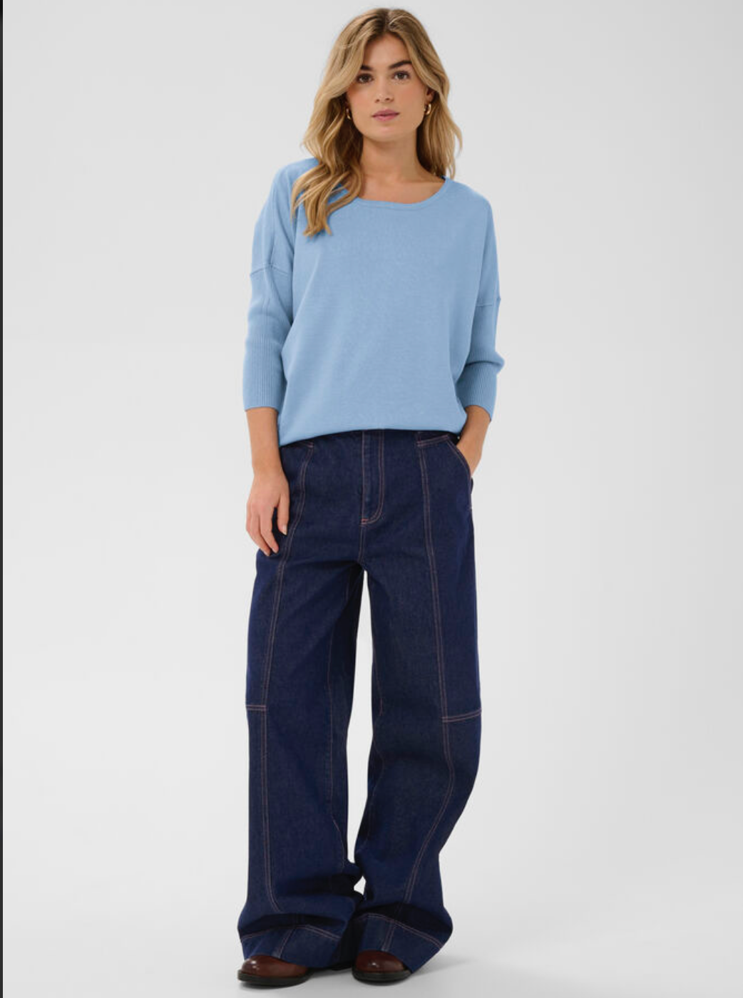 Saint Tropez MilaSZ R-Neck Pullover - Allure