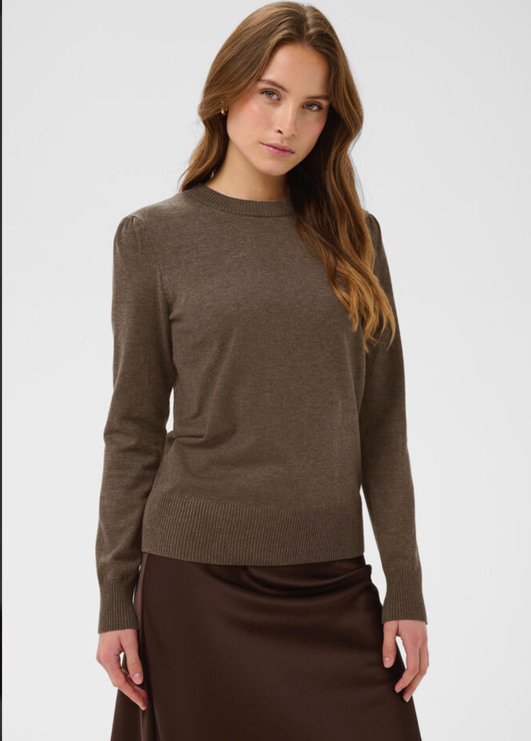Saint Tropez MilaSZ Pullover - Major Brown Melange