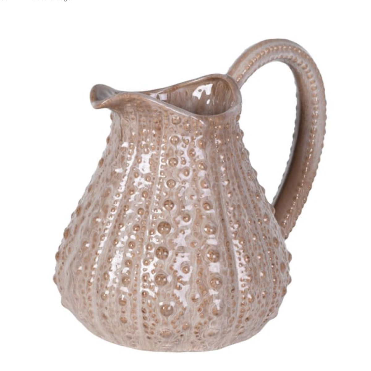 Urchin Jug  in Taupe