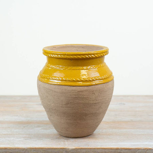 Two Tone Terracotta Vase