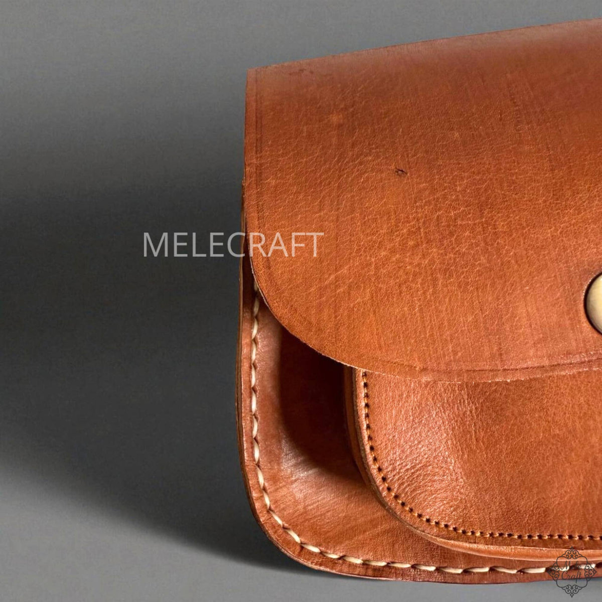 Leather Cross Body Bag – Crossbody Purse for Women: Brown