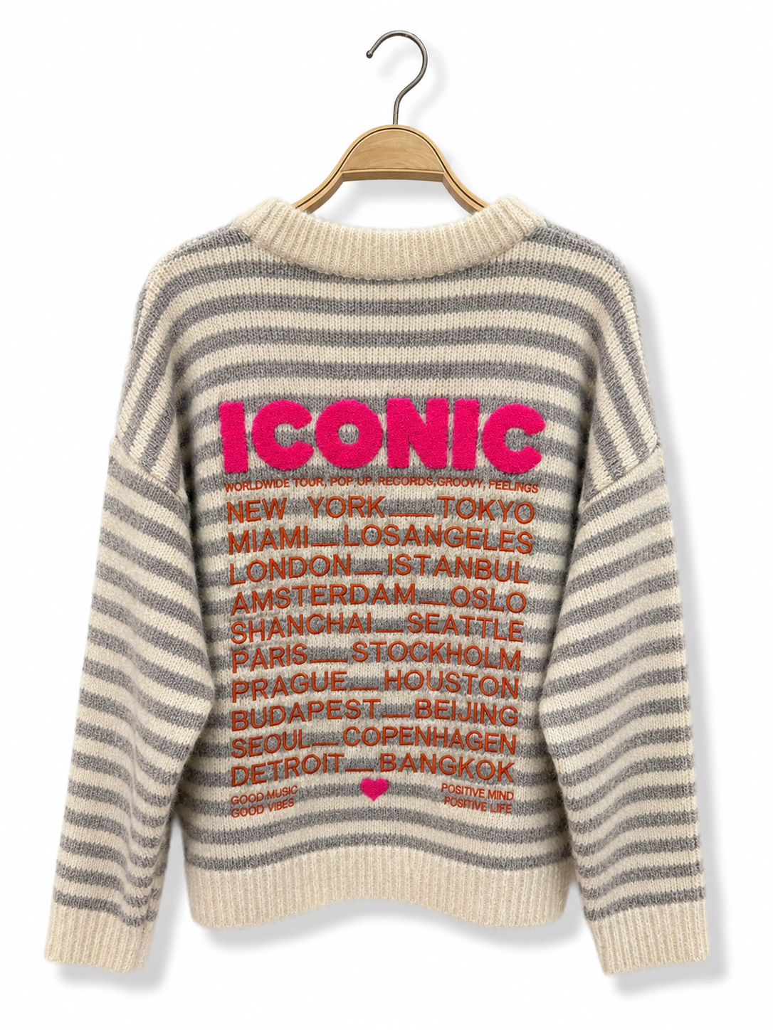 ICONIC jumper - Grey Stripe / One Size