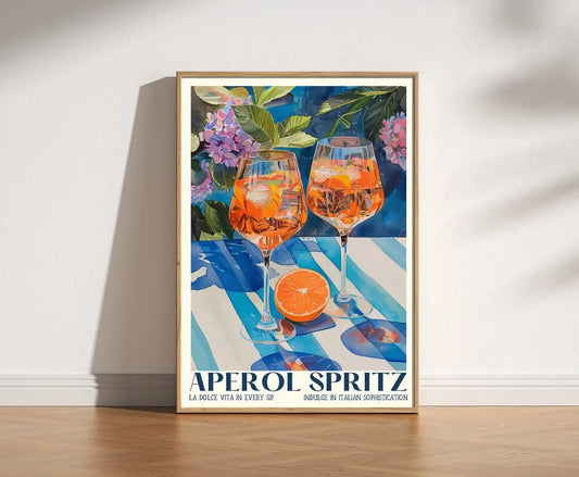 Aperol Spritz Print Poster - A4