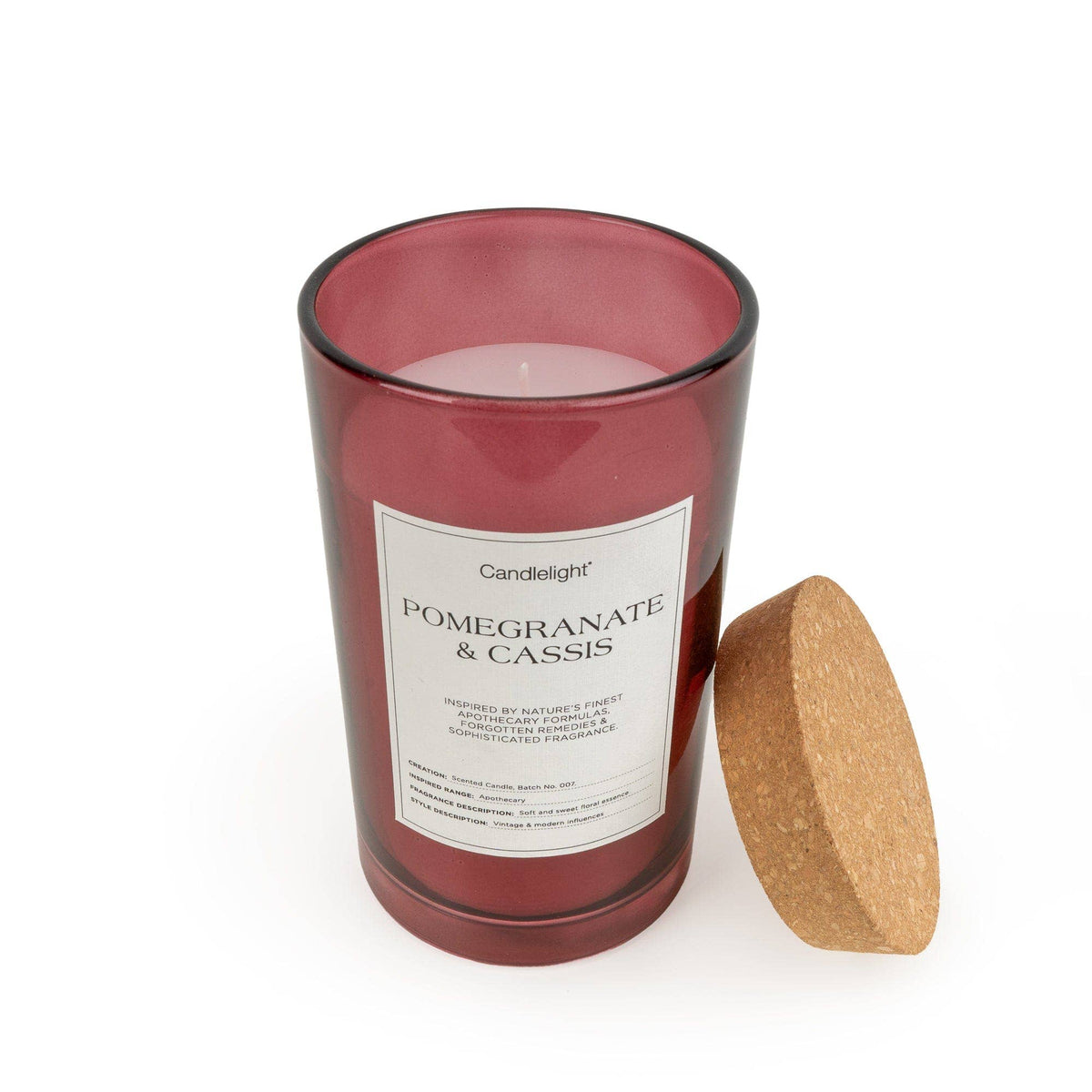 Large Glass Jar with Cork Lid