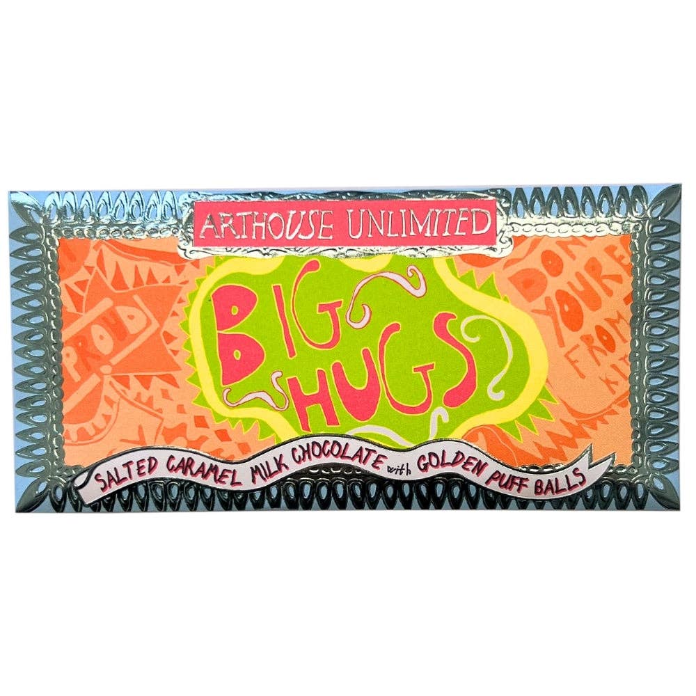 Joy Sized: Big Hugs - Salted Caramel Milk Chocolate with Golden Puff Balls
