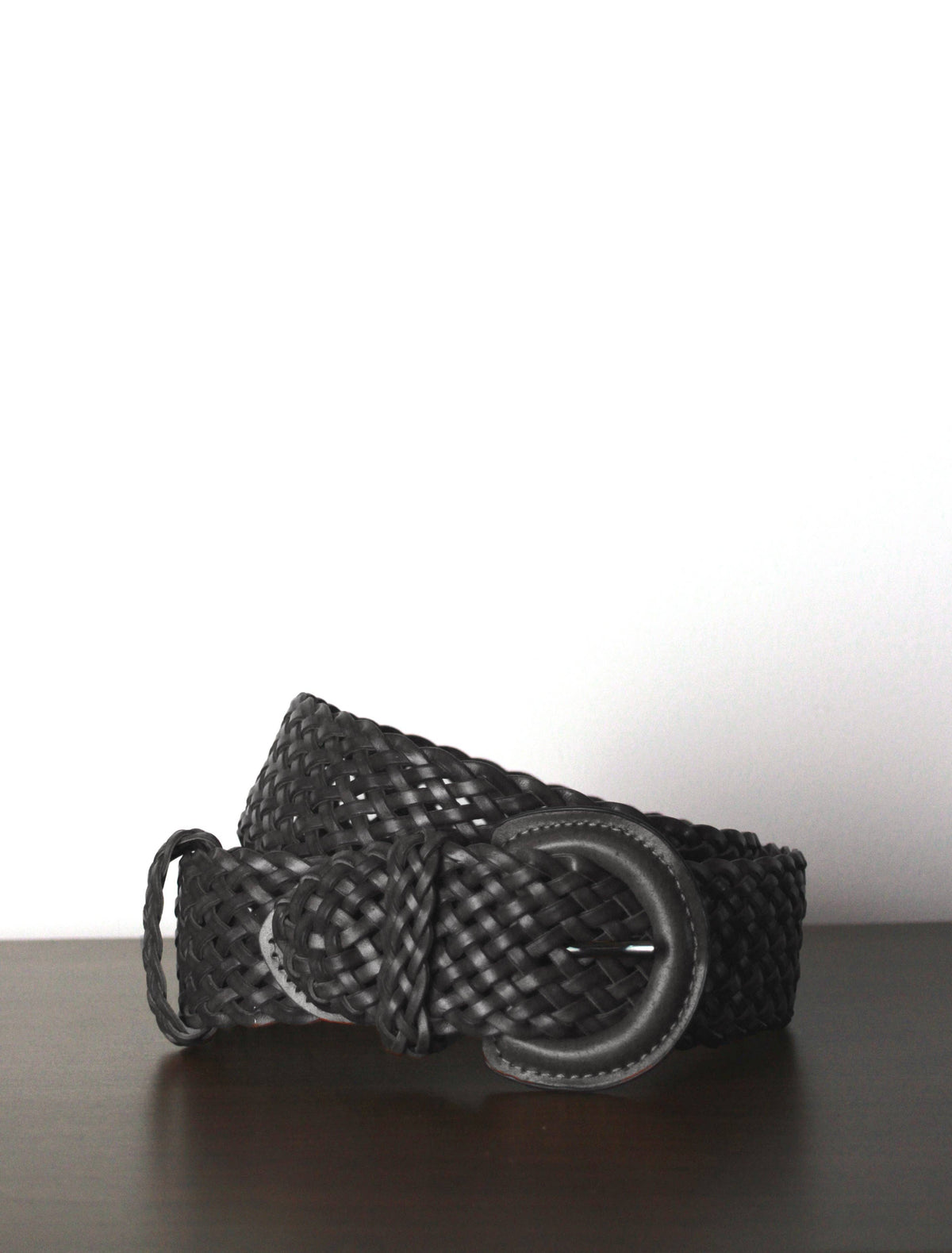 NLB04 Plaited Belt: Tan / 10