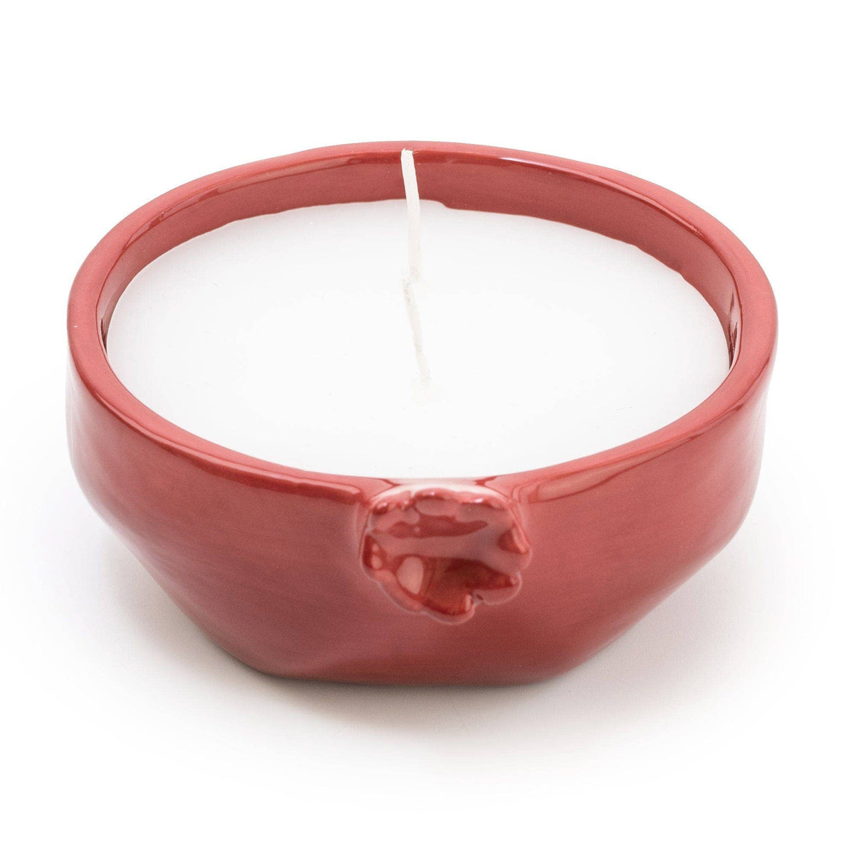 Ceramic Pomegranate Candle
